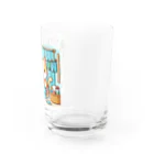 葉っぱのねこ　洗濯日和 Water Glass :right