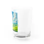 Rパンダ屋の「美しい緑の風景」グッズ Water Glass :right