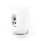 柴犬しばわんこhana873の可愛いペンギントリオ Water Glass :right