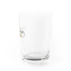 潜在意識刷り込みグッズ by幸せの塊のお金持ちにしてくれてありがとう（茶） Water Glass :right