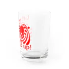 『NG （Niche・Gate）』ニッチゲート-- IN SUZURIのGet Up! Stand Up!(赤) Water Glass :right