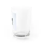 黒柴むさし君のSimpleむさし君 Water Glass :right