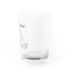 もちもちビーバーのサーフィンするちビーバーそのはち Water Glass :right