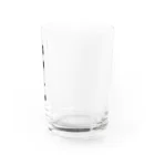 柴犬とテニスののびしろ Water Glass :right