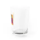 つくしとじゅげむのつくしとじゅげむ(サーモドットオレンジ) Water Glass :right