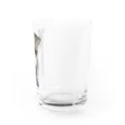 青い猫の真白 Water Glass :right