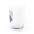 eri_sakuの夏の果実　ﾌﾞﾙｰﾍﾞﾘｰ(黒文字) Water Glass :right