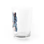 hazukimikanのあおにゃん Water Glass :right