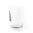 終わらない夢🌈のあじさいの花と🐸カエル君 Water Glass :right