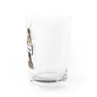 毛玉のおうちチャリティーグッズ販売suzuri部のIT'S me. SO WHAT? Water Glass :right