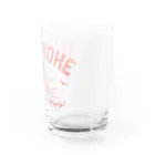 ケイティ企画の八戸ロゴ(ローズピンク) Water Glass :right