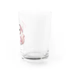 Snow-peaceのふわふわバニーコスチュームのかわいい子猫 Water Glass :right