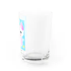 Rosie & sunflowersのチピンクちゃん Water Glass :right