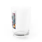 raimu-の着物女性と桜 Water Glass :right