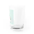 清水ミラノのボンネットユニコーンガール Water Glass :right