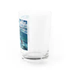 AQUAMETAVERSEのモルジブの大海原で人魚が泳いでいますsanae2074 Water Glass :right