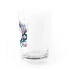 キャットパラダイス☆彡のユニ猫　宇宙空間 Water Glass :right