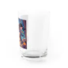 nico251の魔法の杖を持った猫 Water Glass :right