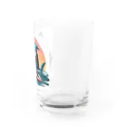 マリンのいかついサメ Water Glass :right