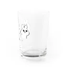 yashushi│SHOPのジロリ…うさぎ【背面無】 Water Glass :right
