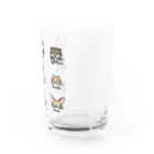 楽猫楽描しげ屋の9Animals Water Glass :right