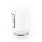 QB🦖のストークハンド(white) Water Glass :right