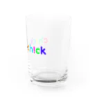 ch!ck-ch!ckのロゴ Water Glass :right