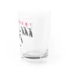 NIKORASU GOのメッセージデザインTシャツ「はみだせ!」 Water Glass :right