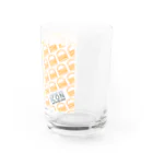 ICONのICONロゴ Water Glass :right