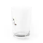 ナナちゃん・ポンちゃんのお店【SUZURI支店】のナナポンちゃん Water Glass :right