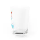 青点滅のグッズ売り場のキャラクター＋文字 Water Glass :right