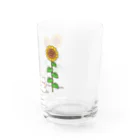 DECORのネコがいっぱい　ひまわりver. Water Glass :right