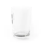 SUIMINグッズのお店の餃子をMacBookのように運ぶねこ Water Glass :right