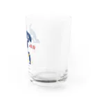 ちゃこぺん（SUZURI店）のシャチ！！！！オルカ！！逆叉！！ Water Glass :right