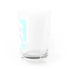 Bajeのプレゼントとフェレット 水色 Water Glass :right