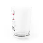 Funny Mill SUZURI店の抱っこワンコ Water Glass :right