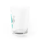 ウサネコのナイツ・フラッグ Water Glass :right