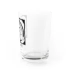 Ateの黄金蟲教ロゴ入り（黒） Water Glass :right