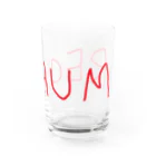 AliviostaのREDRUM レッドラム ロゴ Water Glass :right
