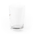 SUIMINグッズのお店の盗んだ焼きサンマと歩き出すねこ Water Glass :right