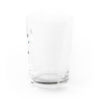 SUIMINグッズのお店の盗んだサンマと歩き出すねこ Water Glass :right