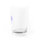 keita屋のMESARION＋ロゴ文字切り抜きVer（紫） Water Glass :right