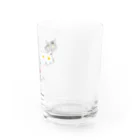 関野絡繰堂の白黒猫ニヤリ2015 Water Glass :right