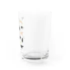 DOGLABのイエローラブ　ブラックラブライフ　 Water Glass :right