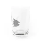 みにもーのおよぐおさかな！ Water Glass :right