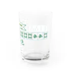 KANdoraMOROnoriの緑一色（ALL GREEN）くん Water Glass :right