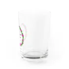 しょうゆごはんのビションフリーゼ 花かんむり Water Glass :right