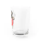 パグ PUG ぱぐ  OHMAI GALLERYのパグ-ぱぐ-PUG-パーグー グッズ Water Glass :right