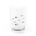 イラストレーター おおでゆかこのFish Water Glass :right