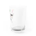 しまのなかまfromIRIOMOTEのしまのなかまスピンオフ『トリース』文字が IRIOMOTEのみ Water Glass :right